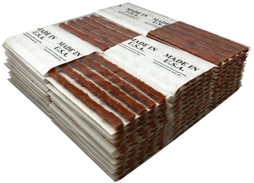 (60) Brown Vulcanizing 4" Tire Plug Insert String Tubeless Tyre Repair Seals USA - Picture 6 of 10