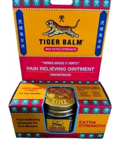 TIGER - BALM - PAIN - RELIEVING - OINTMENT - CONCENTRATED - 0.63 O .Z-18 .G