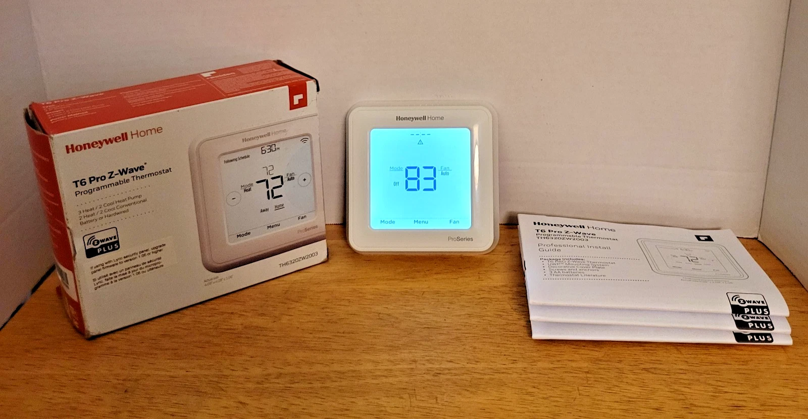 Honeywell T6 Pro Series Z-Wave Programmable Thermostat - (TH6320ZW2003) Parts