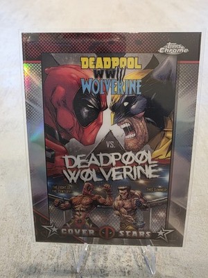 2025 TOPPS Chrome Marvel Deadpool - Cover Stars Deadpool V Wolverine WW3 #CS-3