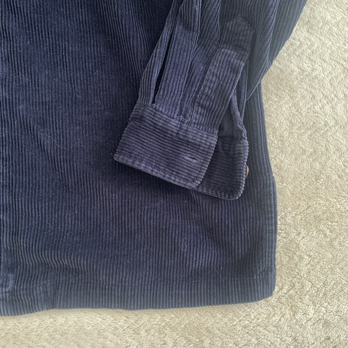 Lauren RALPH LAUREN Petite Small 100% Cotton Navy Blue Corduroy Jacket Womens - Picture 3 of 16