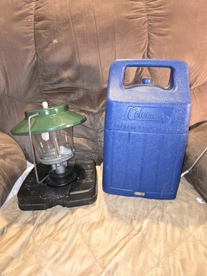 Coleman propane lantern 5152, 5107 & Blue Carrying Case - 2 Mantles 