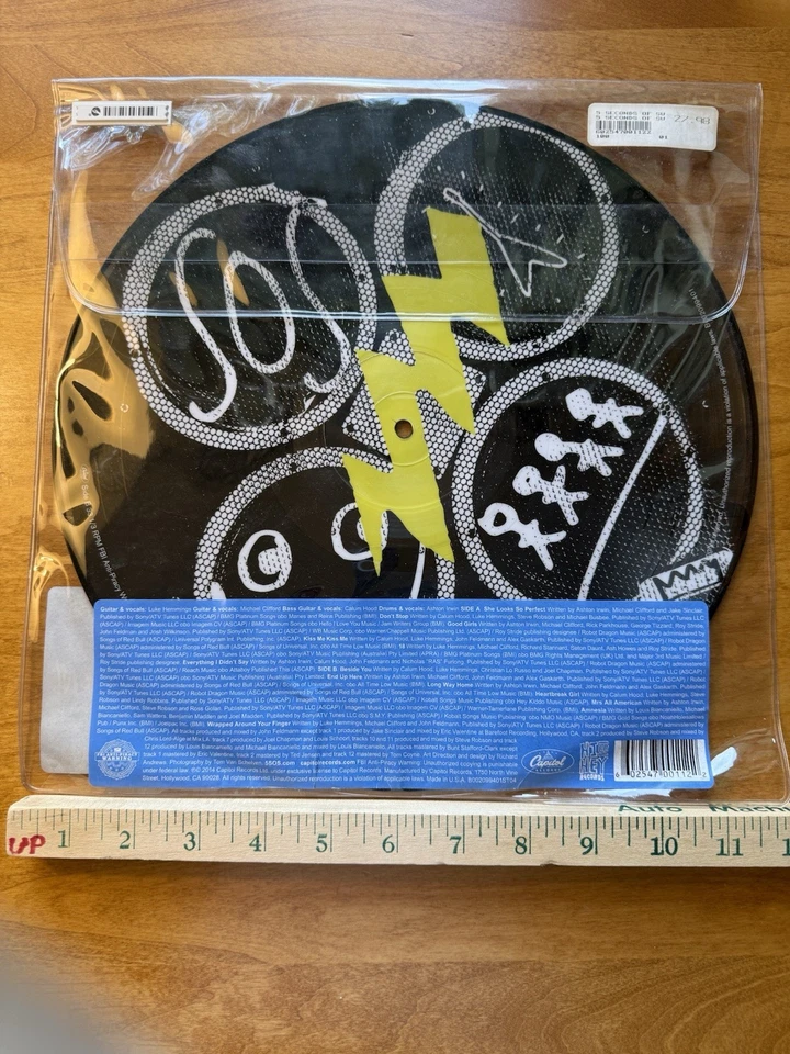 5 Seconds of Summer Self-Titled - Picture Disc 2014 Rare 5SOS Vinyl Record LP - Image 2 of 4