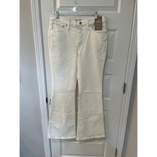 NWT Madewell The Flea Market Flare Jean Tile White High Rise N0673 Size 30