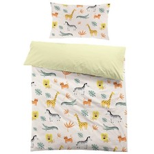 Biancheria da letto per bambini 120x150 animali lenzuola bambini ragazze ragazzi animali della foresta leone...