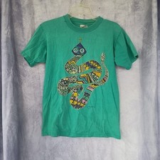 Vintage Jeff J. Low Snake Graphic Art T-Shirt Oneita USA Made 90s
