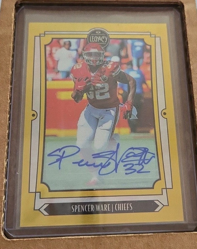 2019 Legacy Spencer Ware autograph auto 5/50 CHIEFS 