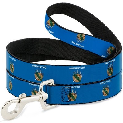 Dog Leash Oklahoma State Flag Sky Blue/White (US IMPORT)