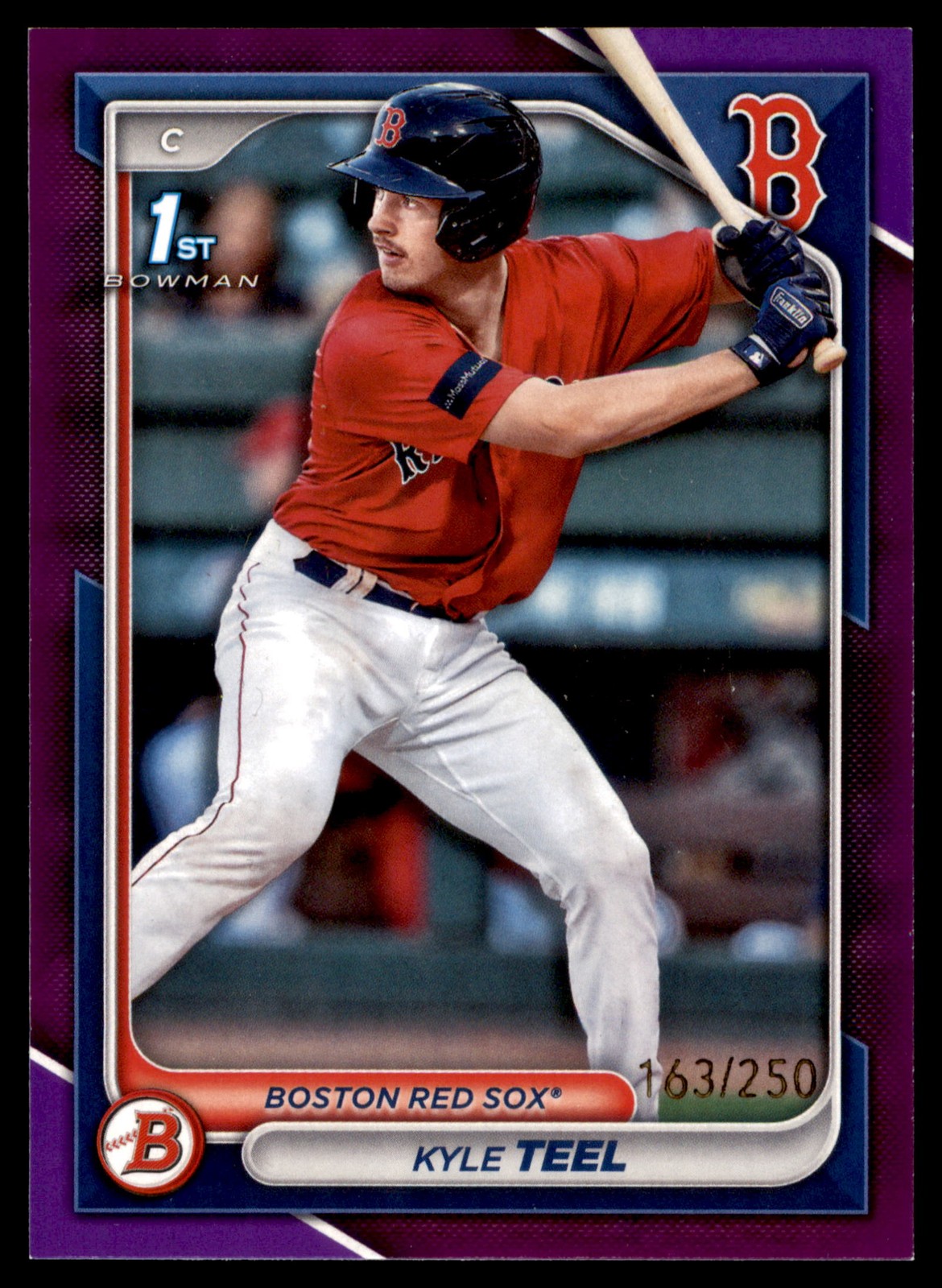 2024 Bowman Kyle Teel #BP-48 Bowman Prospects Purple /250