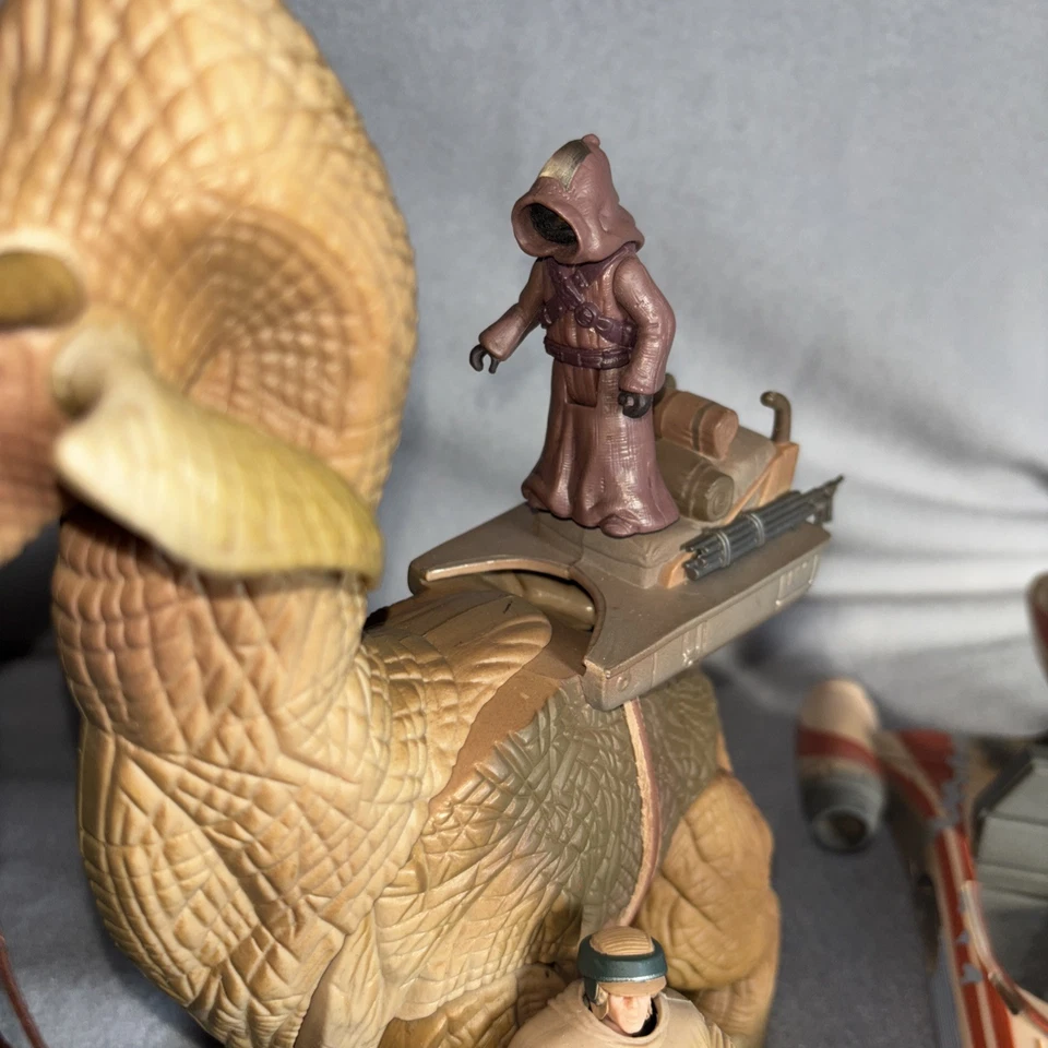Star Wars Ronto con Jawa Creature Mount Power of the Force POTF extras!! Foto 3 de 4