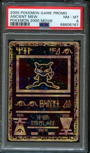 Pokemon | Ancient Mew | PSA 8 Near Mint | Movie 2000 Promo Graded Card