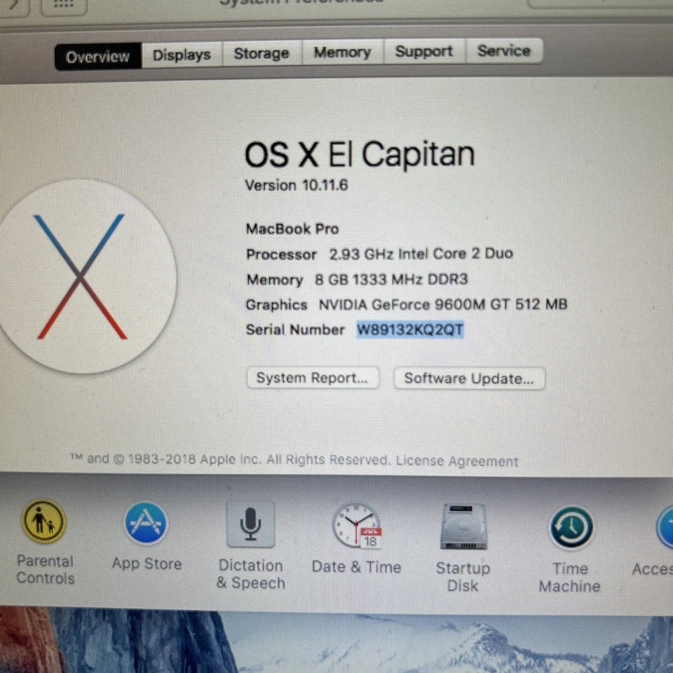 Apple MacBook Pro A1297 Pantalla de 17" 2,16 GHz LEER Sin cables 2009 8 GB Intel Core 2 Foto 2 de 4