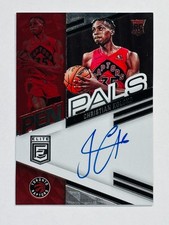 2022-23 Donruss Elite Basketball Christian Koloko Pen Pals RC Auto Raptors
