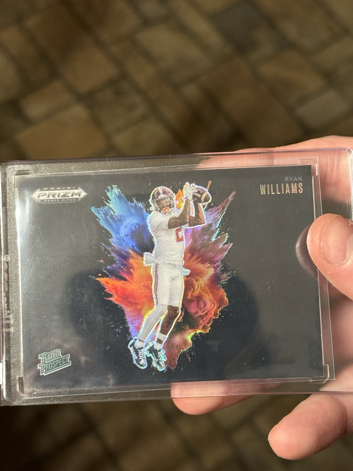 Ryan Williams Black Color Blast 2025 Prizm Draft Picks Rated Prospect Case Hit