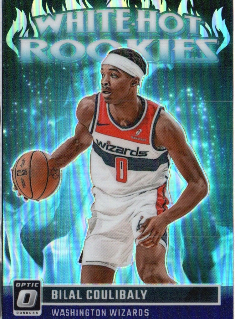 2023-24 Donruss Optic #4 Bilal Coulibaly White Hot Rookies Purple