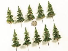 10 piezas 3" ELK RIVER PINES Modelo Árboles N HO 15mm 28mm RPG Modelo Ferrocarril Paisaje