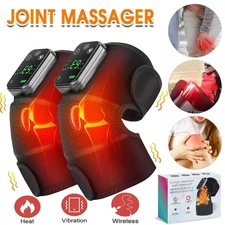 Electric Heated Knee Massager Pad Brace Support Joint Elbow Shoulder Pain Relief