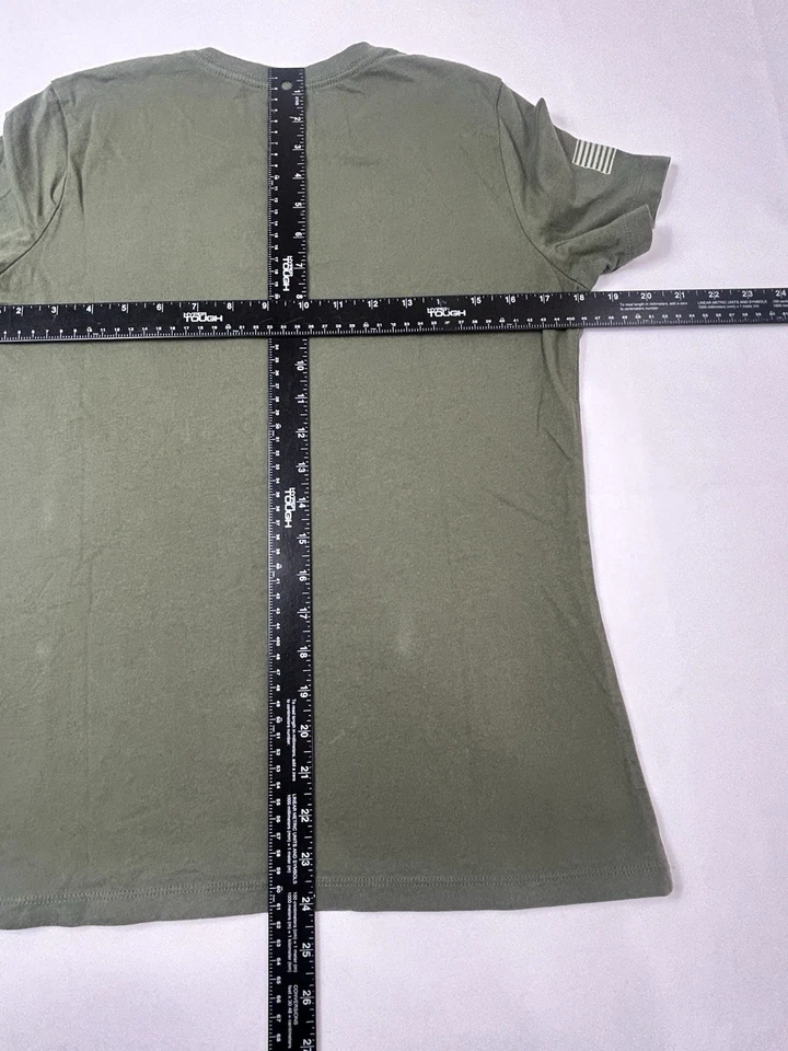 Camiseta táctica 5.11 para mujer pequeña verde con logotipo rendimiento camiseta de algodón Foto 4 de 4