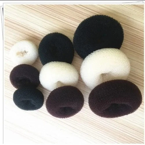 Small Medium large Fashion Hair Donut Bun Ring shaper Doughnut Style Updo - Picture 3 of 16