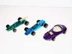 REDLINE HOT WHEELS LOT OF 3 NICE CARS: PR SILHOUETTE, BLUE LOTUS, AQUA BRABHAM