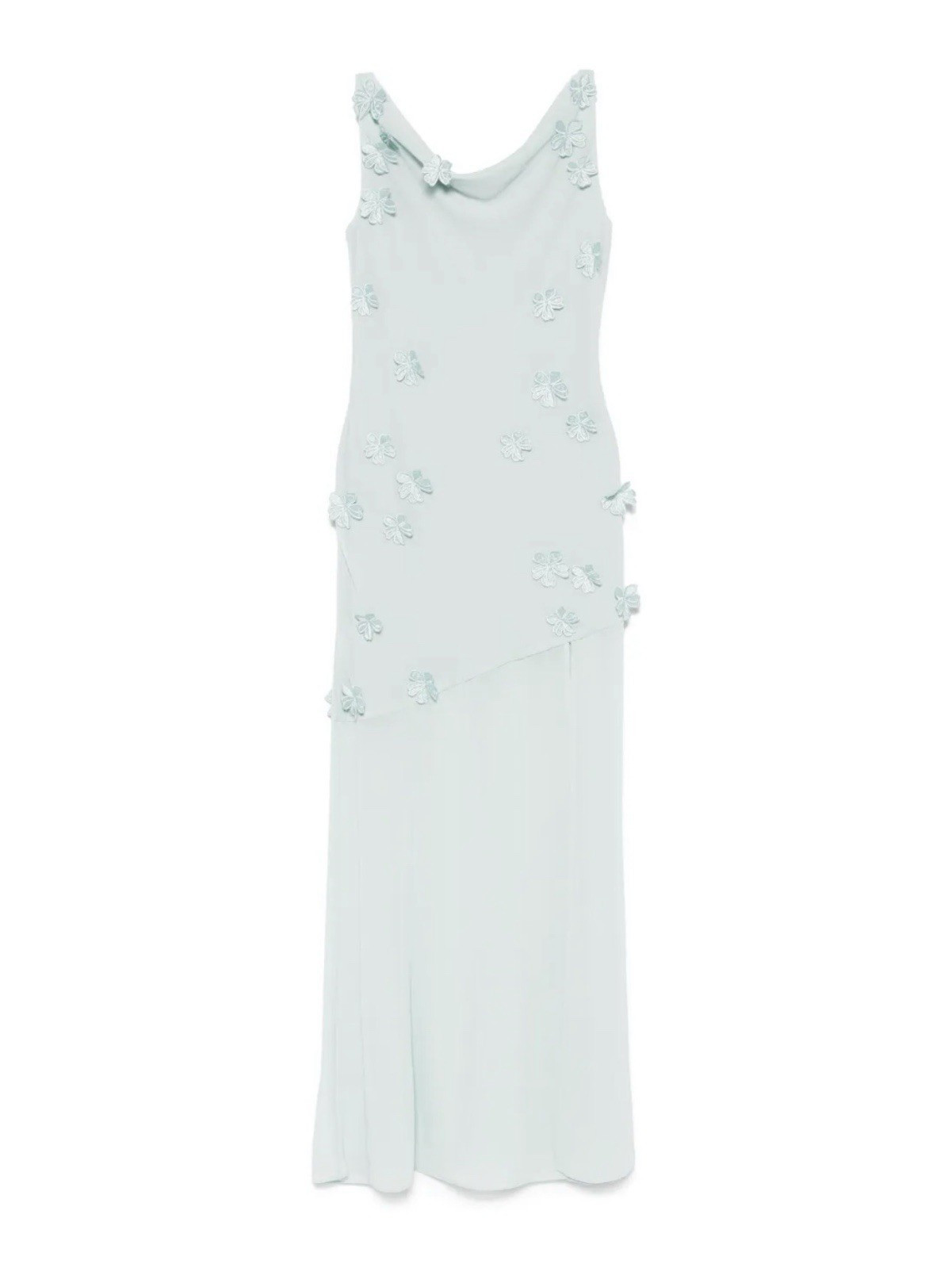 ROTATE Blue Haze Maxi Waterfall Dress size 38🪄