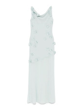 ROTATE Blue Haze Maxi Waterfall Dress size 38🪄