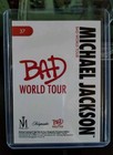 2 Cards 2025 Keepsake Michael Jackson Bad World Tour POST CARD Cracked Ice /87 — photo 5