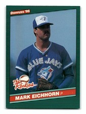 Mark Eichhorn 1986 Donruss The Rookies RC #13 Toronto Blue Jays NM-MINT