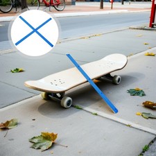 2 Pcs Longboard-rail-zubeh&ouml;r Sch&uuml;tzende Rippenknochen Sto&szlig;d&auml;mpfender Streifen