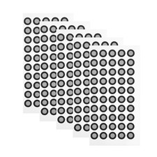 5 Sheets Reflective Marker Point Scanner Markers Labels Sticker Paper