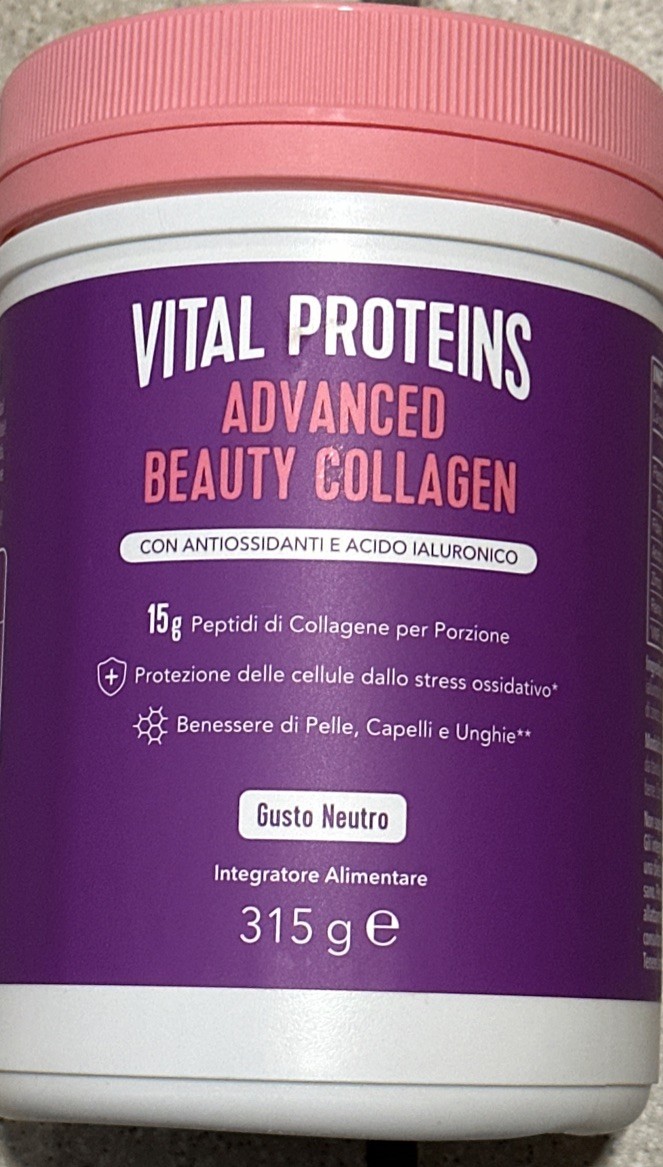 Nestlé Integratore Vital Proteins Advanced Beauty Collagen, 315G - Immagine 2
