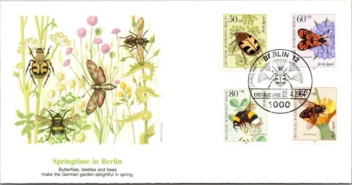 Germany 1984 FDC Springtime In Berlin - Block Of 4 - J26294
