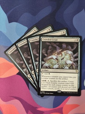 Crowded Crypt x 4 | 7% Off 2+ | Aetherdrift | NM | MTG