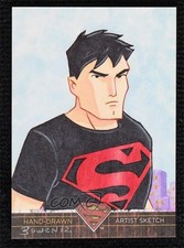 2013 DC Superman: The Legend 1/1 William Bowen Donley III Auto Sketch u6m