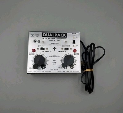 DUAL PACK Model Rectifier Corporation Model 770 Train Control Hobby Transformer