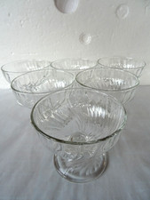 Coupes à glaces, entremets, crèmes en verre (Arcoroc France) Lot de 6