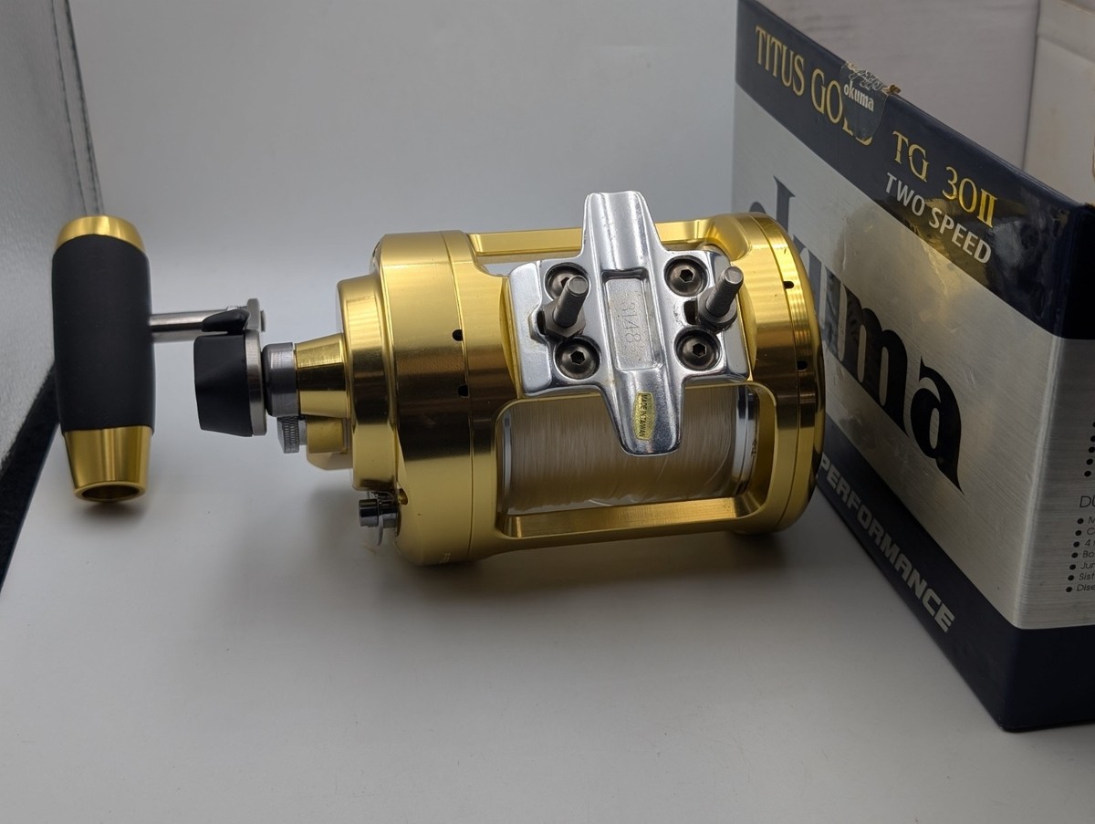 Okuma Titus Gold TG 30 II 2-Speed Lever Drag Big Game Trolling