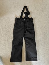 Dare 2 Be Black Ski Trousers Age 9-10  Height 140cm. Excellent Condition