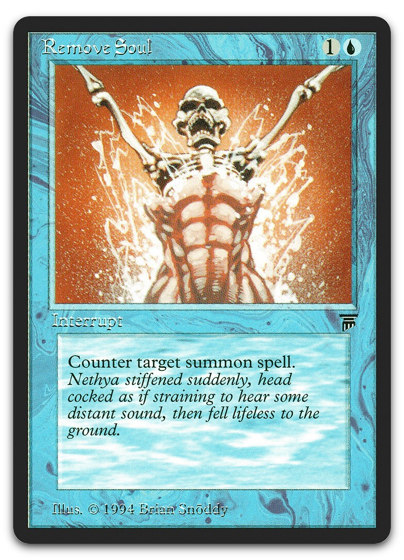 Remove Soul (LP) Legends LEG Magic MTG