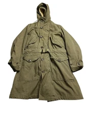 USGI 50's M-1947 M47 Winter Parka With Liner Military Jacket USAF Overcoat Med