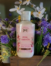 Bath Body Works Pink Chiffon Body Lotion 8oz Jasmine Vanilla Musk