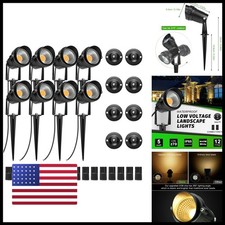Lightingwill 5W Landscape Lighting Warm White 3000K-3500K Dc 12V Led Voltage