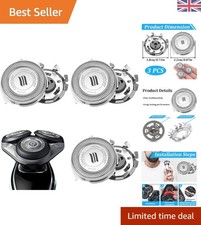 Corrosion-Resistant Stainless Steel Razor Heads for Philips AT Series - 3 Pack