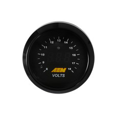 30-4400 Aem Classic Digital Volt Gauge Kit