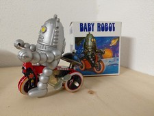 Blechspielzeug Baby Robot Dreirad mit Schl&uuml;ssel
