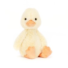 Jellycat Bashful Duckling Plush Toy NWT Authentic With Dust Bag Original Medium