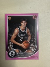 2025-26 Bowman Chrome U- Ben Saraf #26  /175 (RC) Brooklyn nets 