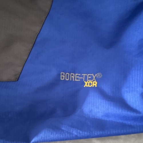 GORE-TEX Youth/unisex XXL Waterproof Parka Jacket Blue/Grey GORE-TEX zips L to R
