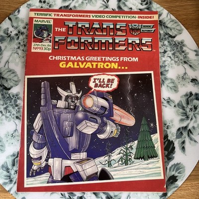Transformers #93 Marvel UK Vintage Comic (1986 G1)