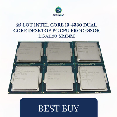 25 LOT Intel Core i3-4330 Dual Core Desktop PC CPU Processor LGA1150 SR1NM